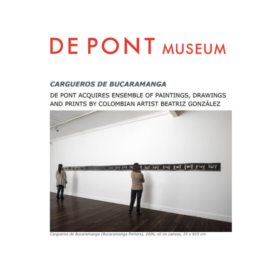 DE PONT Museum adquiere una serie de obras de Beatriz Gonzalez