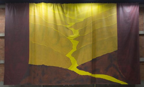 The ‘Cañon del Chicamocha’ as a curtain for the new Teatro Santander, in Bucaramanga